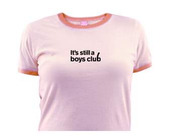 It's still a boys club